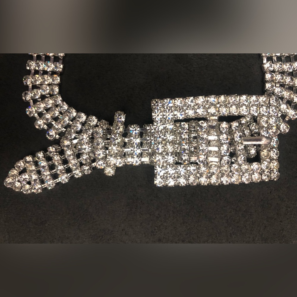 42” rhinestone vintage belt